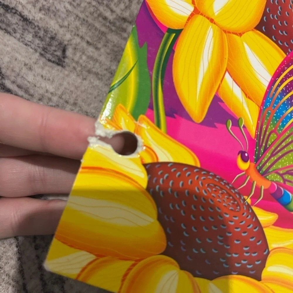 Lisa Frank Sunflowers Kittens Butterflies Cats Folder